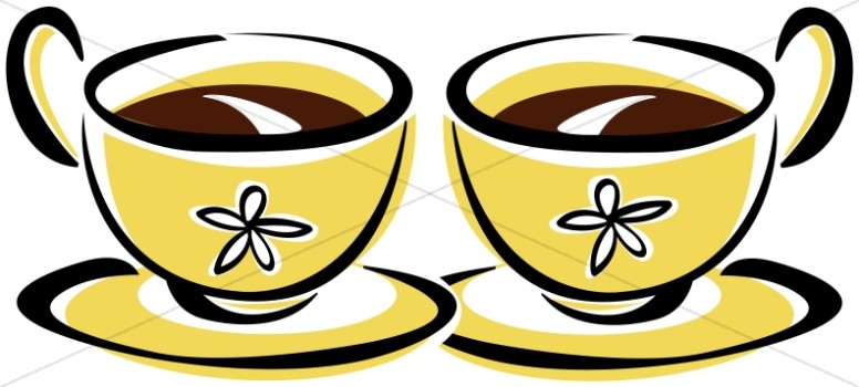 Two Coffee Cups Clipart | Sharefaith Media