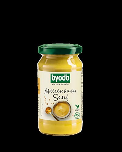 Byodo Bio Mittelscharfer Senf (6 x 200 ml)