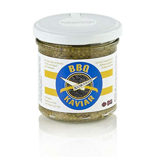 Kornmayer - BBQ-Kaviar (Senf), aus schwarzen Senfkörnern, 160 ml