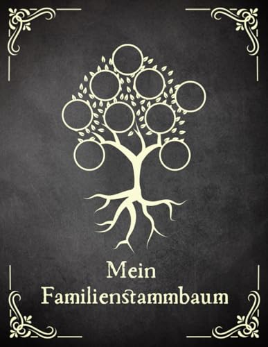 Mein Familienstammbaum: Arbeitsbuch für Hobby Ahnenforscher für mehrere Generationen, Familien Stammbaum und Familiengeschichte für Ahnenbuch zum ... und Vorfahren als Geschenk oder Geschenkidee