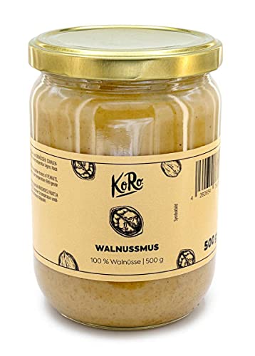 KoRo - Walnussmus 500 g - Hoher Ballaststoffgehalt - Als Brotaufstrich, zum Kochen und Backen